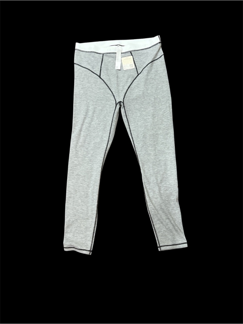 Fabletics Light Gray Women’s Leggings with Contrast Seams - Picture 3 of 6